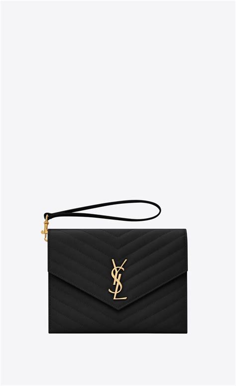 pochette yves saint laurent matelassé|CASSANDRE MATELASSÉ FLAP POUCH in grain de poudre .